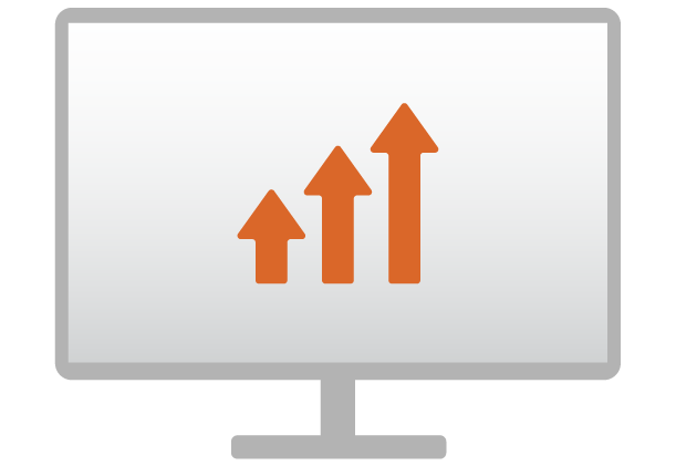 Onboarding in analytics icon